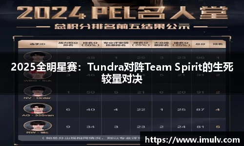 2025全明星赛：Tundra对阵Team Spirit的生死较量对决